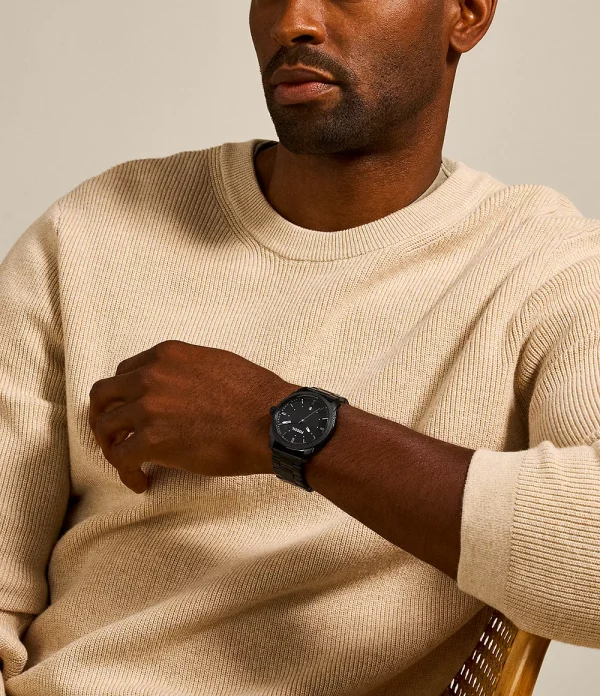 Machine Black Stainless Steel Watch - Image 2