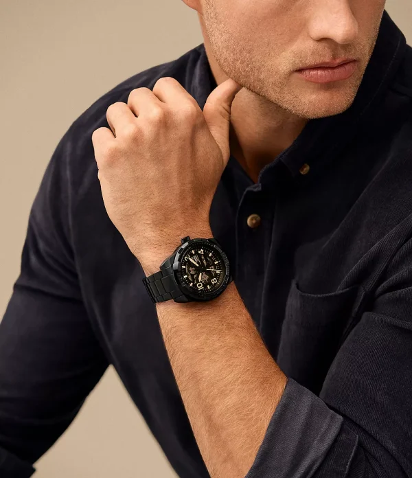 Bronson Automatic Black Stainless Steel Watch - Image 2